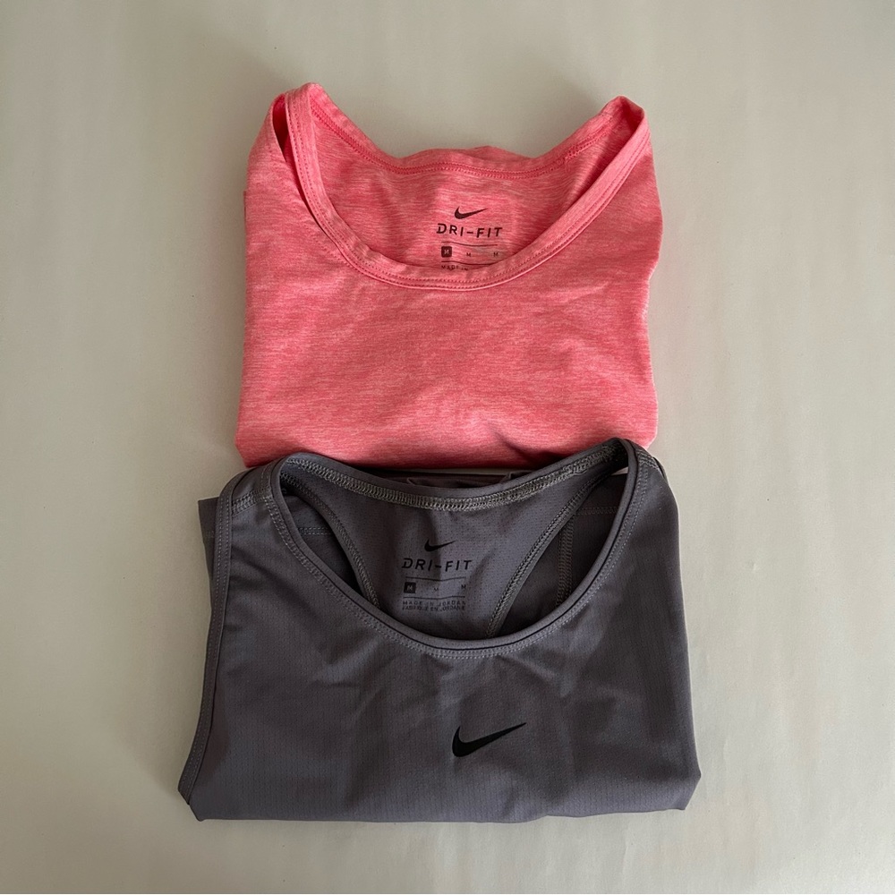 Nike‎ Dri Fit Tank Top Bundle of Two Womens Medium Running Gym
